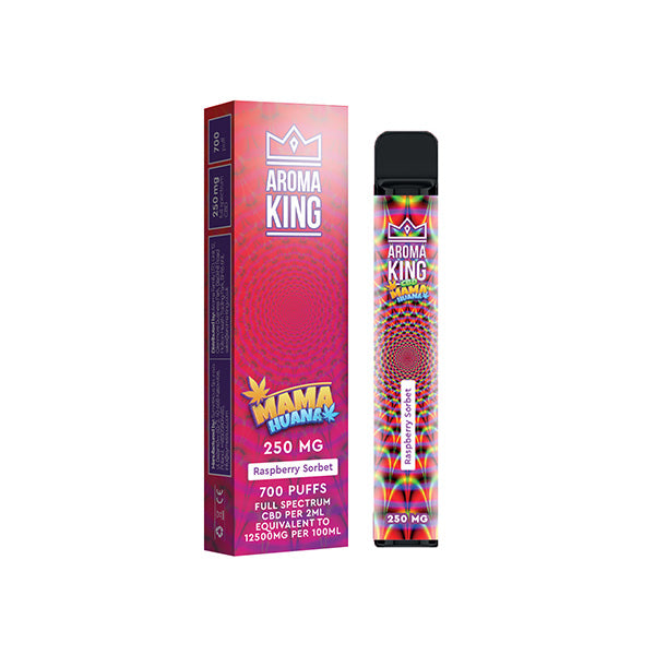 Aroma King Mama Huana 250mg CBD Disposable Vape Device 700 Puffs - Vape Center