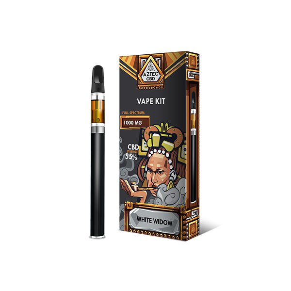 Aztec CBD 1000mg Vape Kit - 1ml - Vape Center