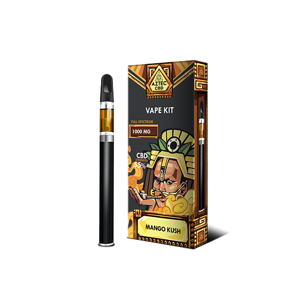 Aztec CBD 1000mg Vape Kit - 1ml - Vape Center