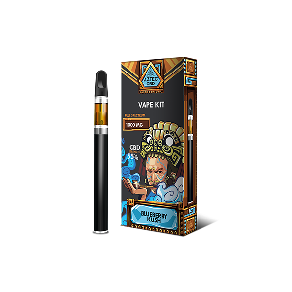 Aztec CBD 1000mg Vape Kit - 1ml - Vape Center