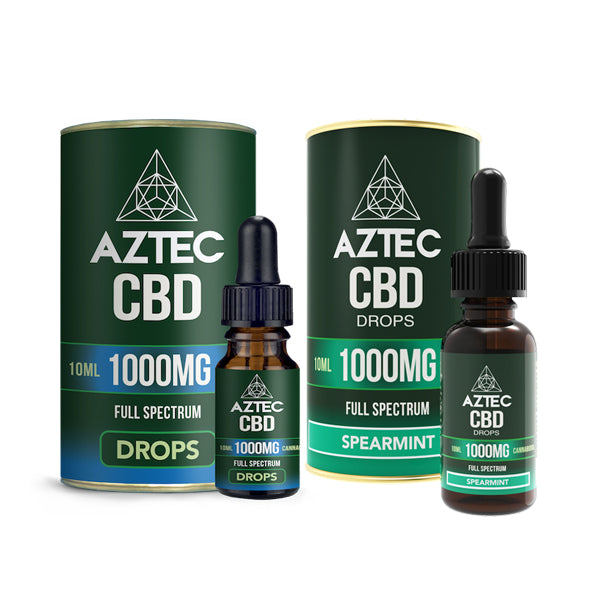 Aztec CBD Full Spectrum Hemp Oil 1000mg CBD 10ml - Vape Center