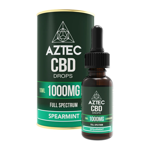 Aztec CBD Full Spectrum Hemp Oil 1000mg CBD 10ml - Vape Center