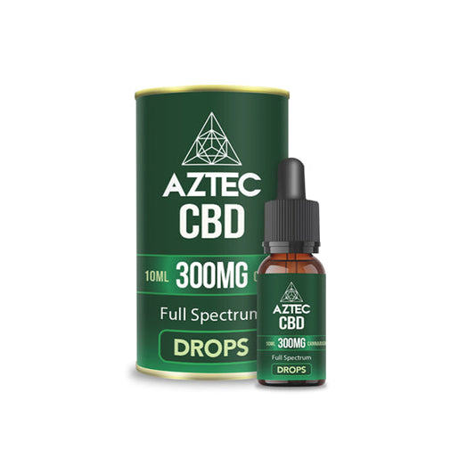 Aztec CBD Full Spectrum Hemp Oil 300mg CBD 10ml - Vape Center