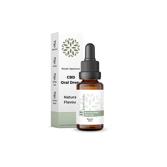 Bnatural 300mg Broad Spectrum CBD Natural Oral Drops - 10ml - Vape Center