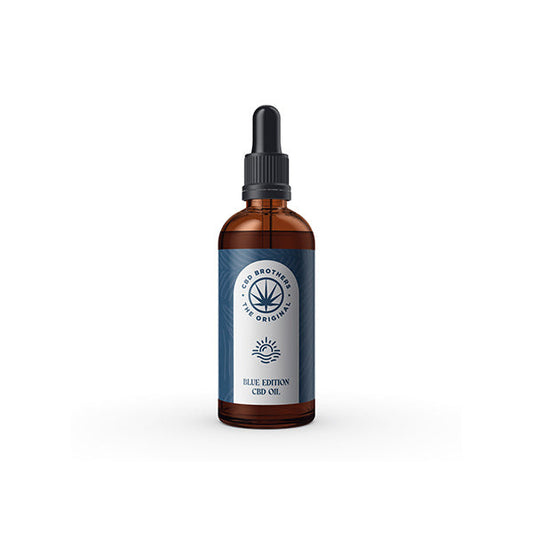 CBD Brothers Blue Edition 5000mg CBD Hemp Seed Oil - 100ml - Vape Center