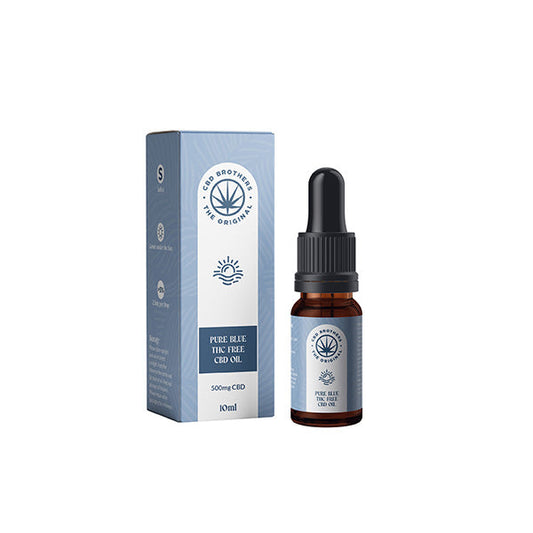 CBD Brothers Pure Blue 500mg CBD Oil - 10ml - Vape Center