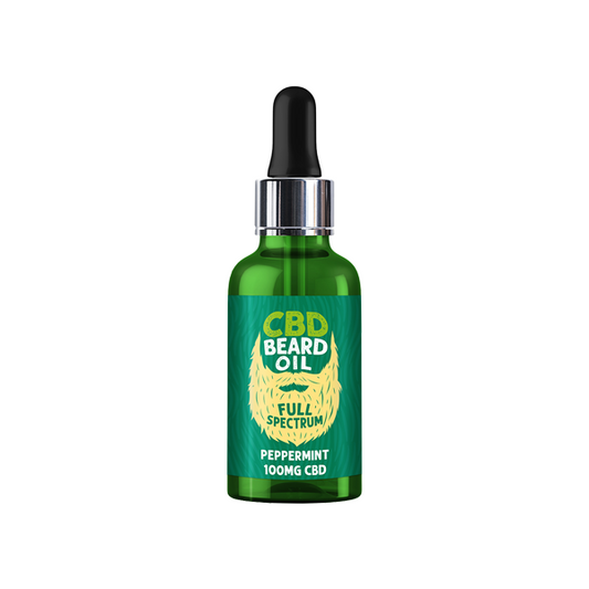 CBD Embrace 100mg Full Spectrum CBD Peppermint Beard Oil - 30ml - Vape Center