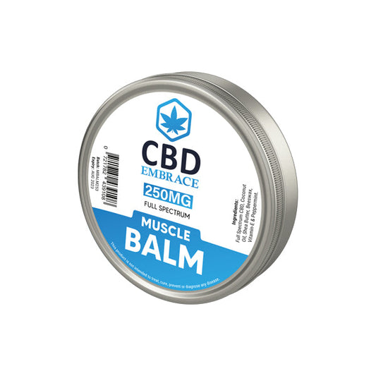 CBD Embrace 250mg Full Spectrum CBD Muscle Balm - 30g - Vape Center