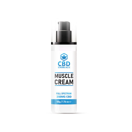 CBD Embrace 250mg Full Spectrum CBD Muscle Cream - 50g - Vape Center