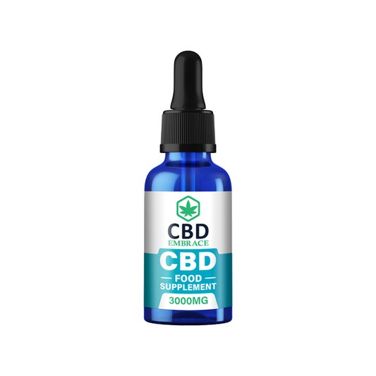 CBD Embrace 3000mg Full Spectrum CBD Food Supplement - 30ml - Vape Center