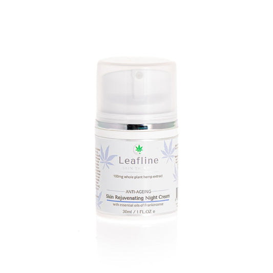 CBD Leafline 100mg CBD Skin Rejuvenating Night Cream 30ml - Vape Center