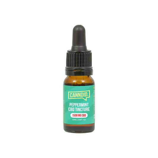 Canndid 1500mg CBD Tincture Oil 10ml - Peppermint - Vape Center