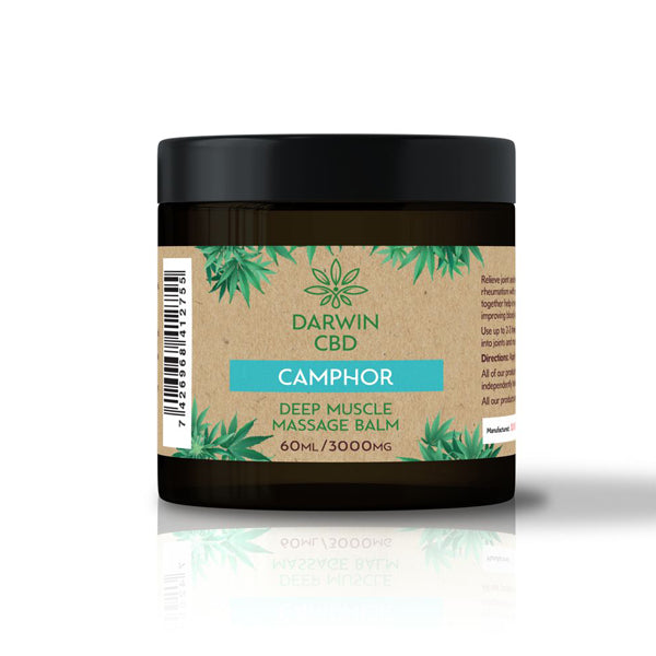 Darwin CBD 3000mg CBD Camphor Massage Balm - 60ml - Vape Center