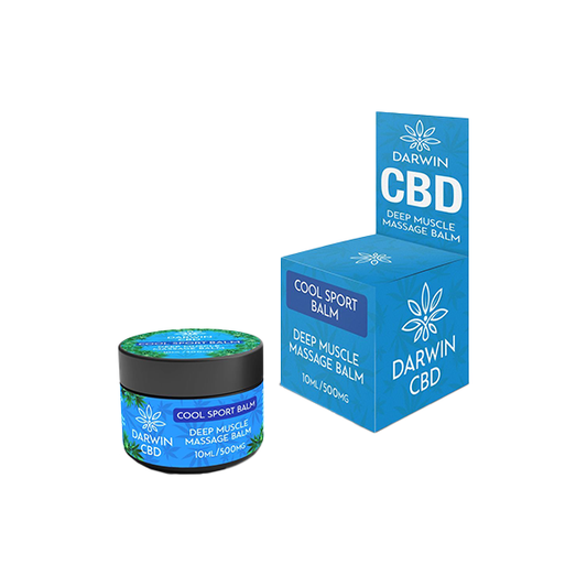 Darwin CBD 500mg Cool Sport Balm - 10ml - Vape Center