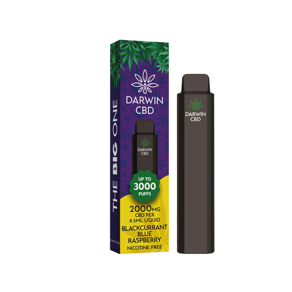 Darwin The Big One 2000mg CBD Disposable Vape Device 3000 Puffs - Vape Center