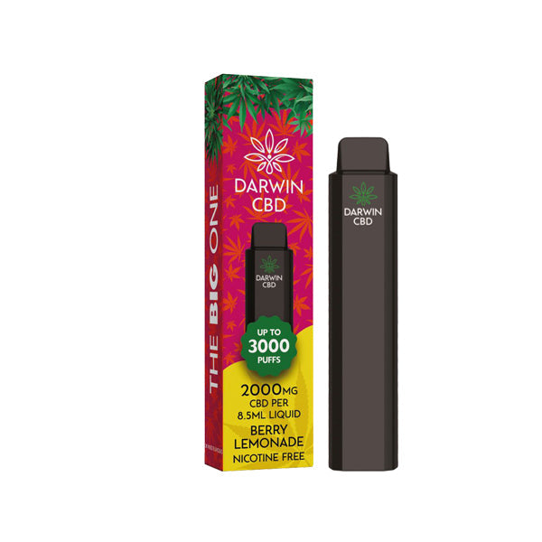 Darwin The Big One 2000mg CBD Disposable Vape Device 3000 Puffs - Vape Center