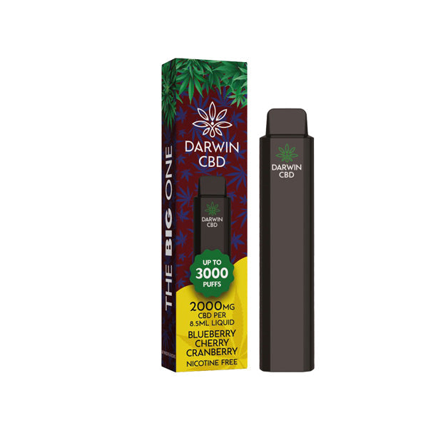 Darwin The Big One 2000mg CBD Disposable Vape Device 3000 Puffs - Vape Center