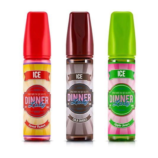 Dinner Lady Ice Range 50ml Shortfill - Vape Center