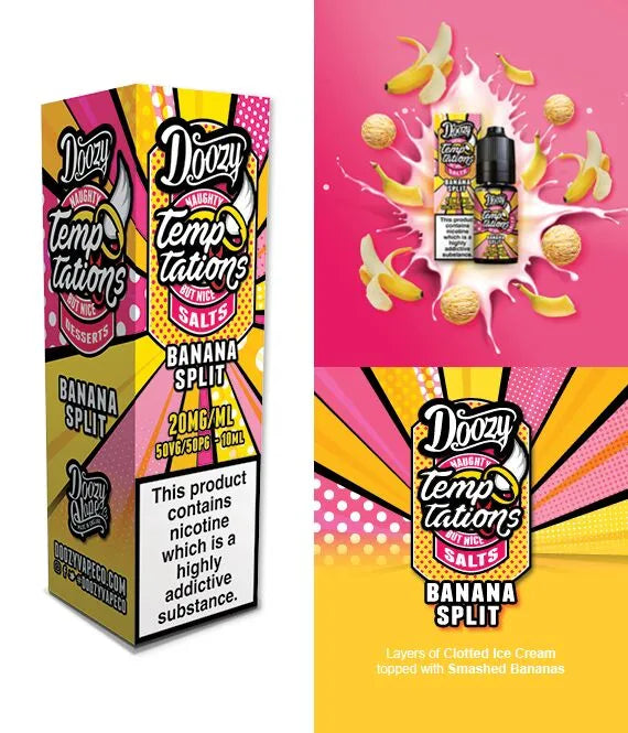 Doozy Temptations Nic Salts 10ml - Vape Center