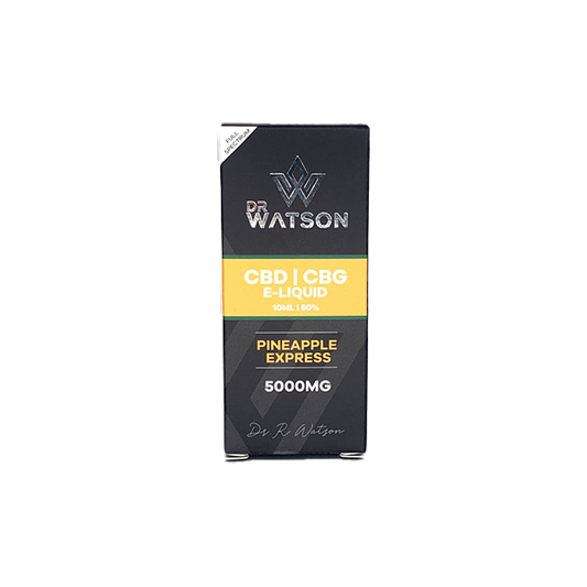 Dr Watson 5000mg CBD E-Liquid Pineapple Express - 10ml - Vape Center