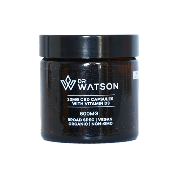 Dr Watson 600mg CBD Capsules - 30 Caps - Vape Center