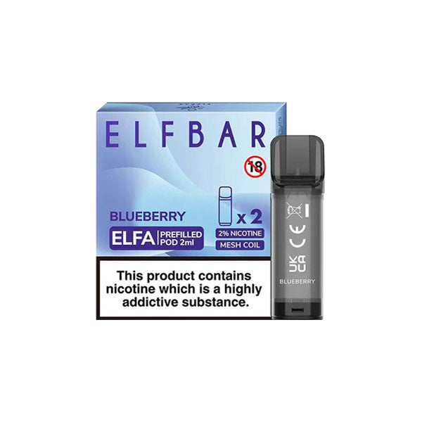 ELF Bar ELFA 20mg Replacement Prefilled Pods 2ml - Vape Center