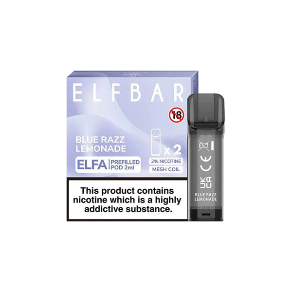 ELF Bar ELFA 20mg Replacement Prefilled Pods 2ml - Vape Center