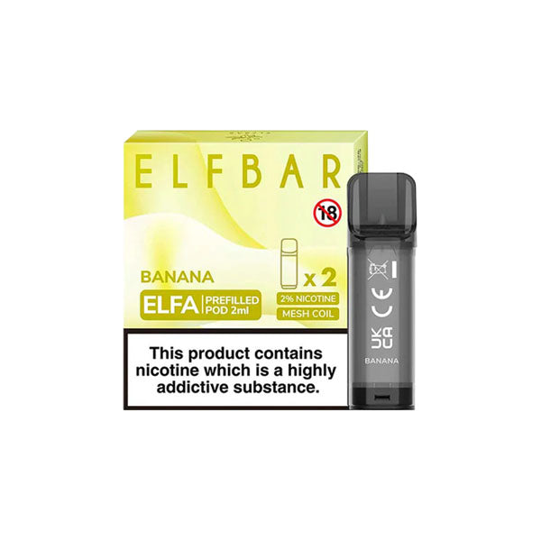 ELF Bar ELFA 20mg Replacement Prefilled Pods 2ml - Vape Center