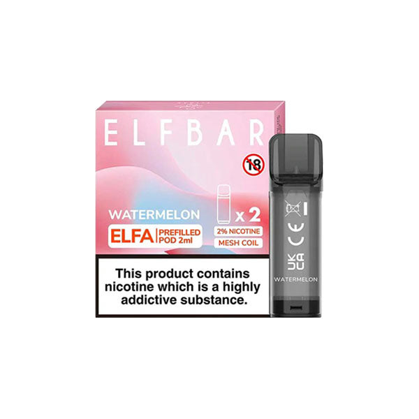 ELF Bar ELFA 20mg Replacement Prefilled Pods 2ml - Vape Center