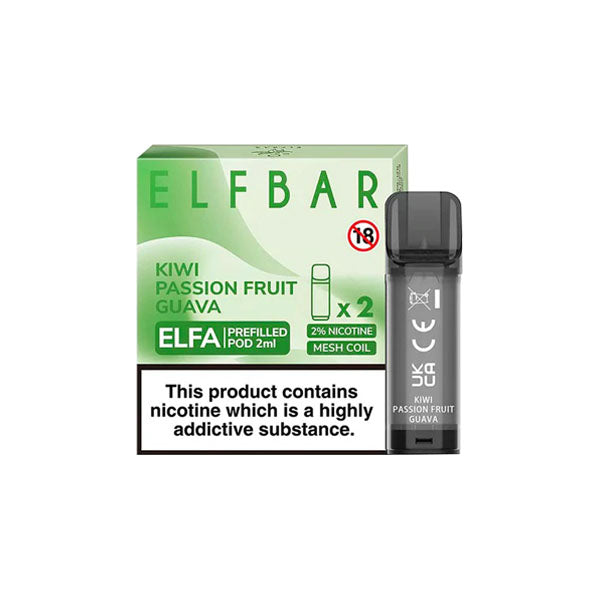 ELF Bar ELFA 20mg Replacement Prefilled Pods 2ml - Vape Center