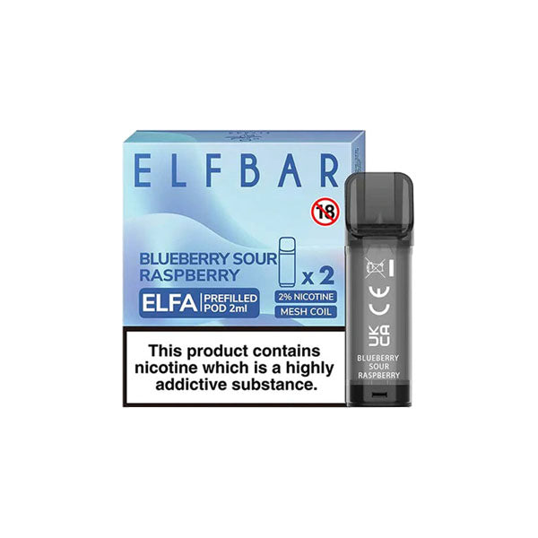 ELF Bar ELFA 20mg Replacement Prefilled Pods 2ml - Vape Center