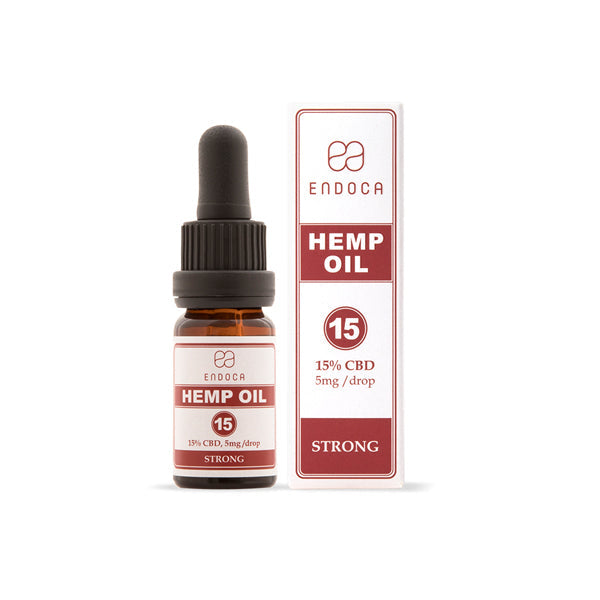 Endoca 1500mg Hemp Oil Drops 10ml - Vape Center