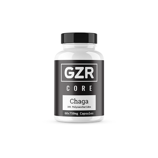 GZR 750mg Chaga Capsules - 60 Capsules - Vape Center