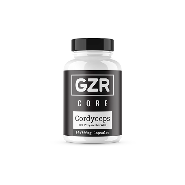 GZR 750mg Cordyceps Capsules - 60 Capsules - Vape Center