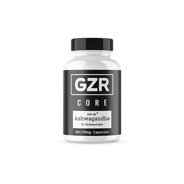 GZR 750mg KSM-66 Ashwagandha Capsules - 60 Capsules - Vape Center