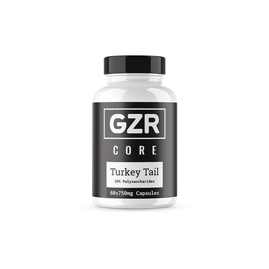 GZR 750mg Turkey Tail Capsules - 60 Capsules - Vape Center