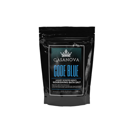 Gasanova Grooming Code Blue Nourishing Bath Salts -500g - Vape Center