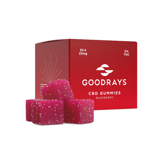 Goodrays 750mg CBD Gummies - 30 Pieces - Vape Center