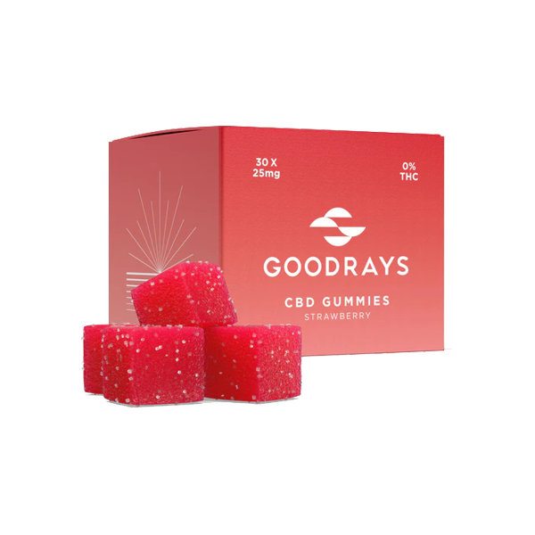 Goodrays 750mg CBD Gummies - 30 Pieces - Vape Center