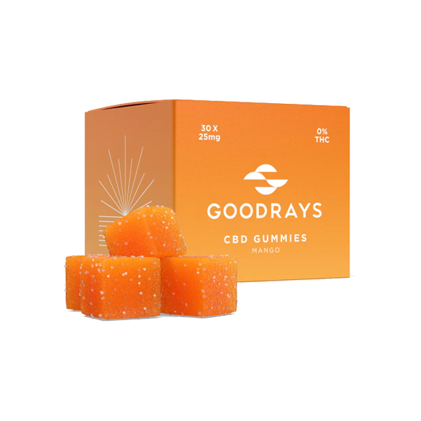 Goodrays 750mg CBD Gummies - 30 Pieces - Vape Center