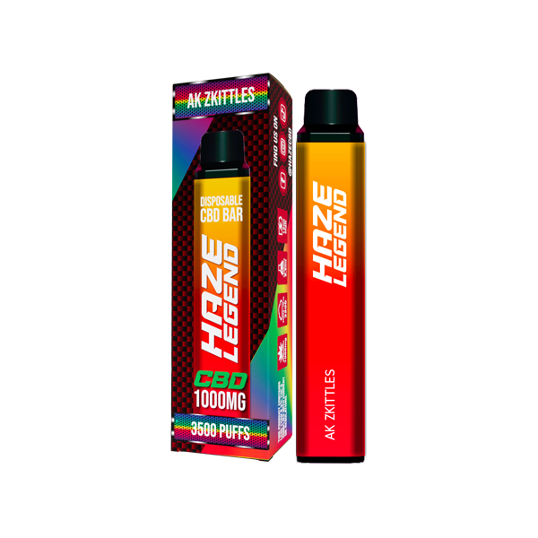 Haze Legend 1000mg CBD Disposable Vape Device 3500 Puffs - Vape Center