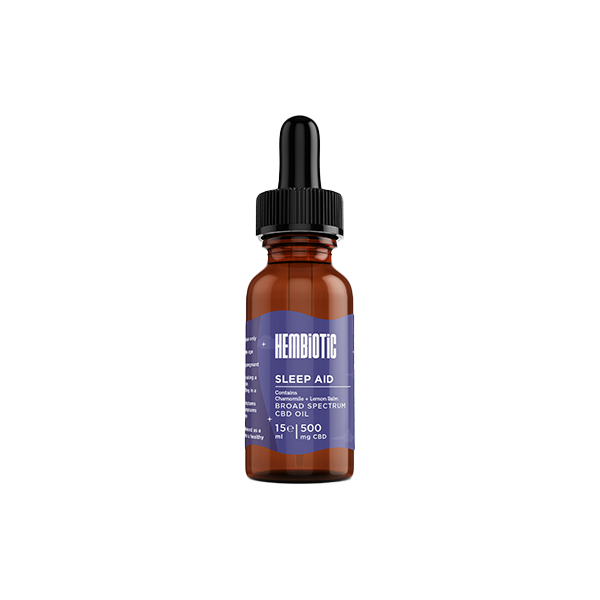 Hembiotic 500mg Broad-Spectrum Functional CBD Oil - 15ml - Vape Center