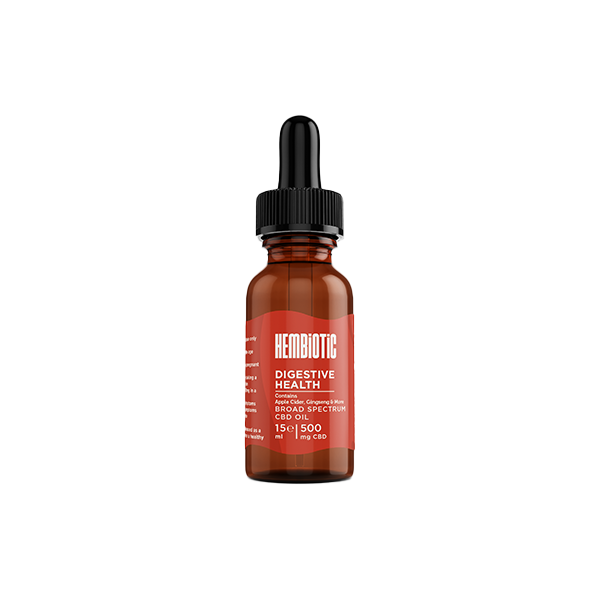 Hembiotic 500mg Broad-Spectrum Functional CBD Oil - 15ml - Vape Center