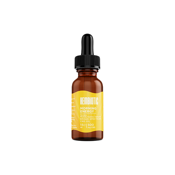 Hembiotic 500mg Broad-Spectrum Functional CBD Oil - 15ml - Vape Center