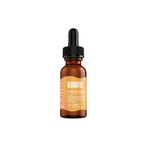 Hembiotic 500mg Broad-Spectrum Functional CBD Oil - 15ml - Vape Center