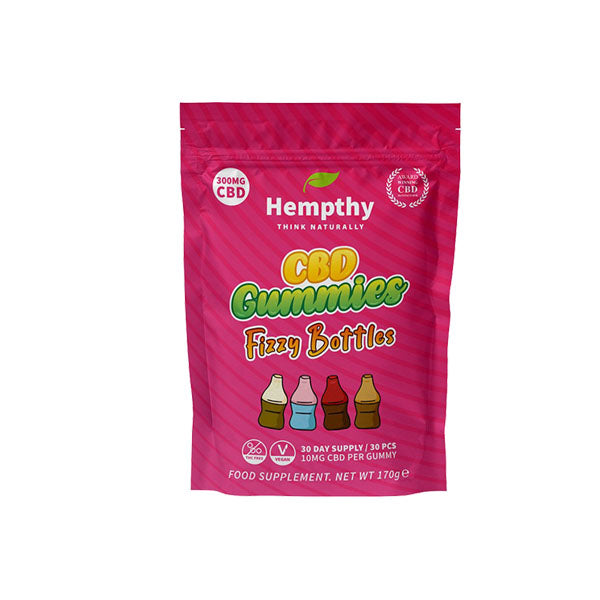 Hempthy 300mg CBD Gummies 30 Ct Pouch - Vape Center