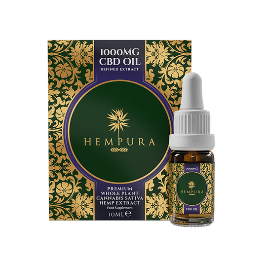 Hempura 1000mg CBD Broad Spectrum Oil Refined with terpenes - 10ml - Vape Center