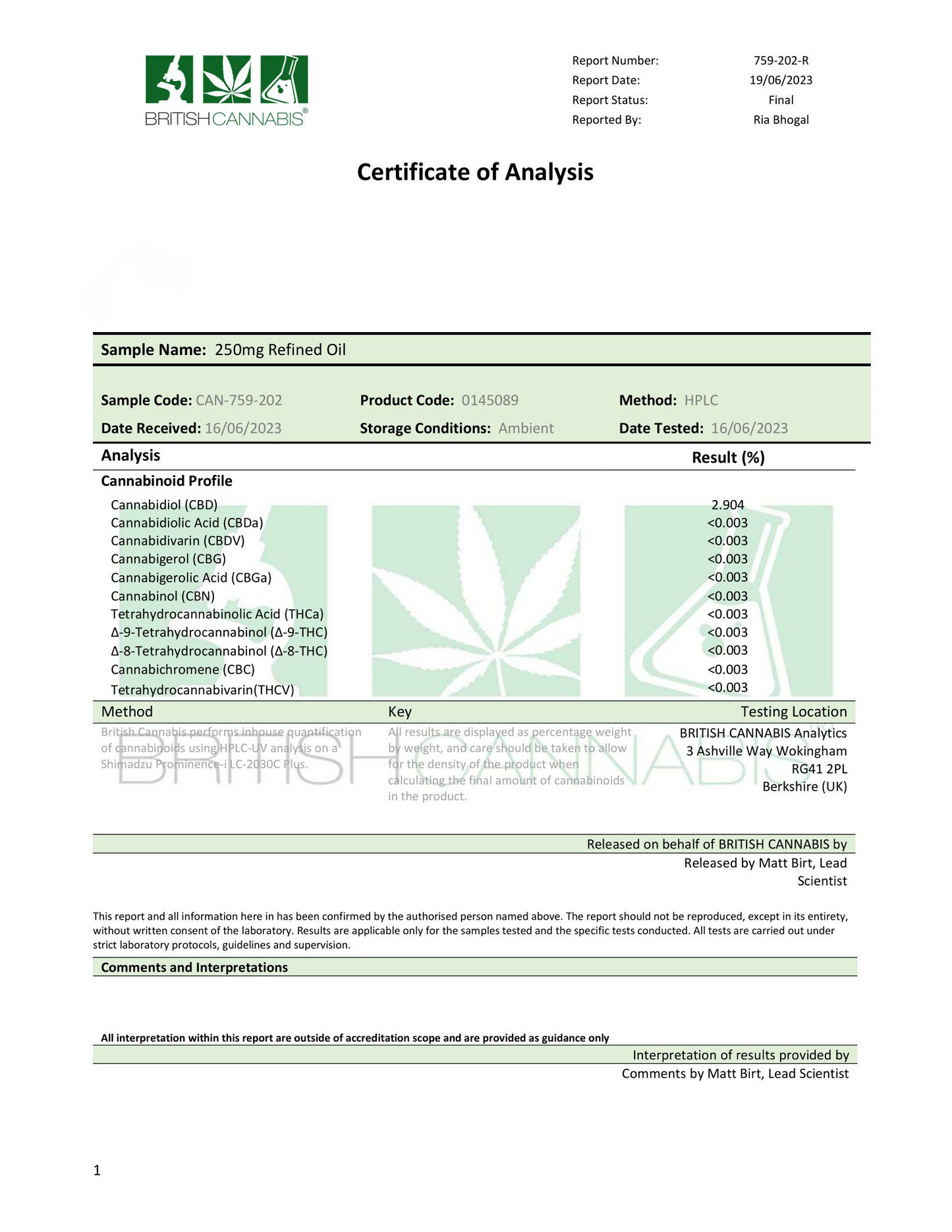 Hempura 250mg CBD Broad Spectrum Oil Refined with terpenes - 10ml - Vape Center