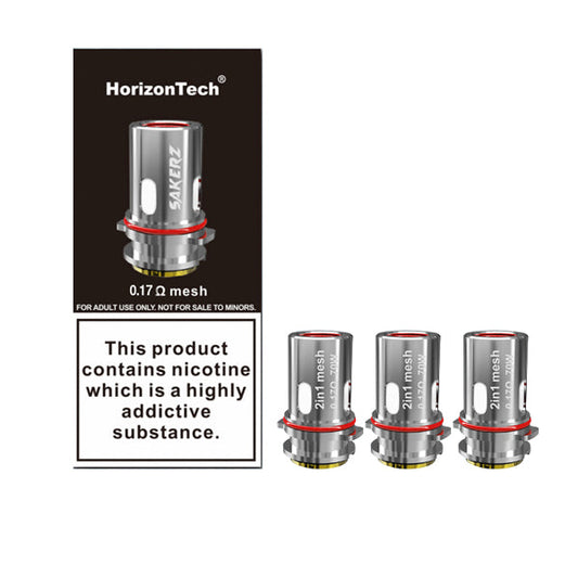 Horizon Tech Sakerz 2in1 Mesh Coils 0.17ohm - Vape Center