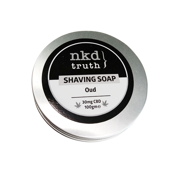 NKD 30mg CBD Speciality Shaving Soap 100g - Oud